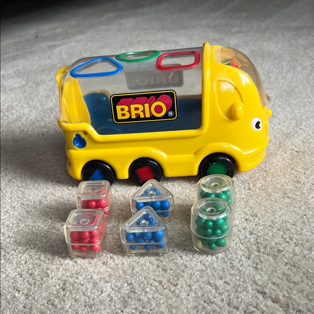 Yellow Shape Sorting Bus Toy